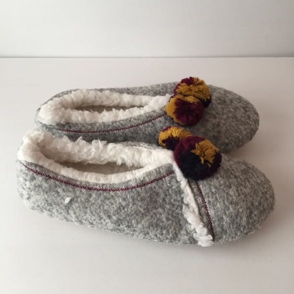 fat face pom pom slippers